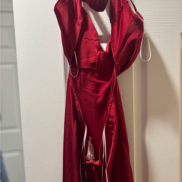 Hello Molly Red Strapless Gown for Weddings - Picture 7 of 7